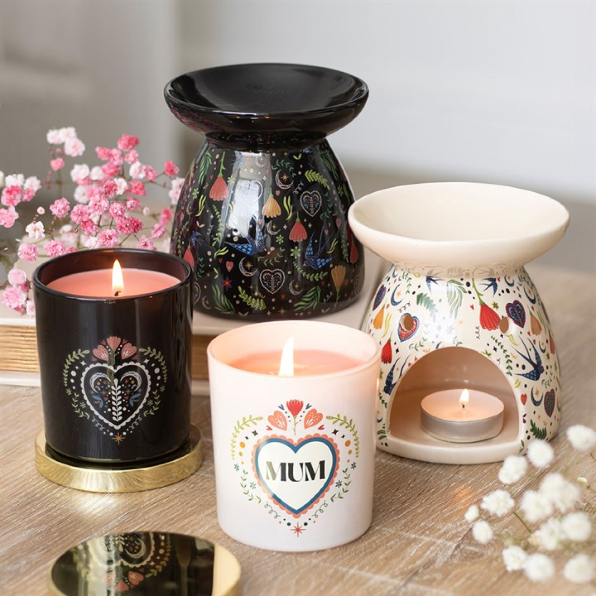 Oil Burners and Candles - Perfect Gift.