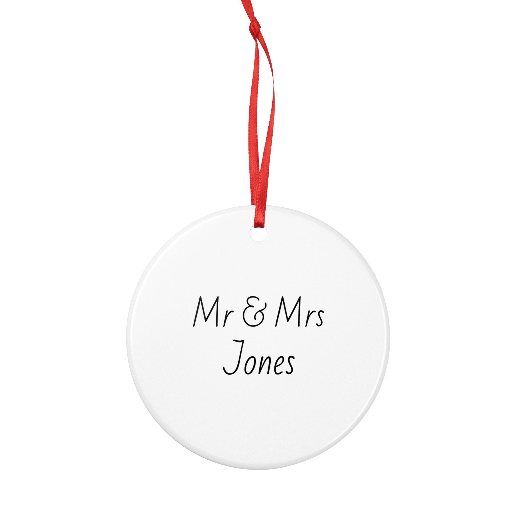 Mr & Mrs Personalised Wedding Gift