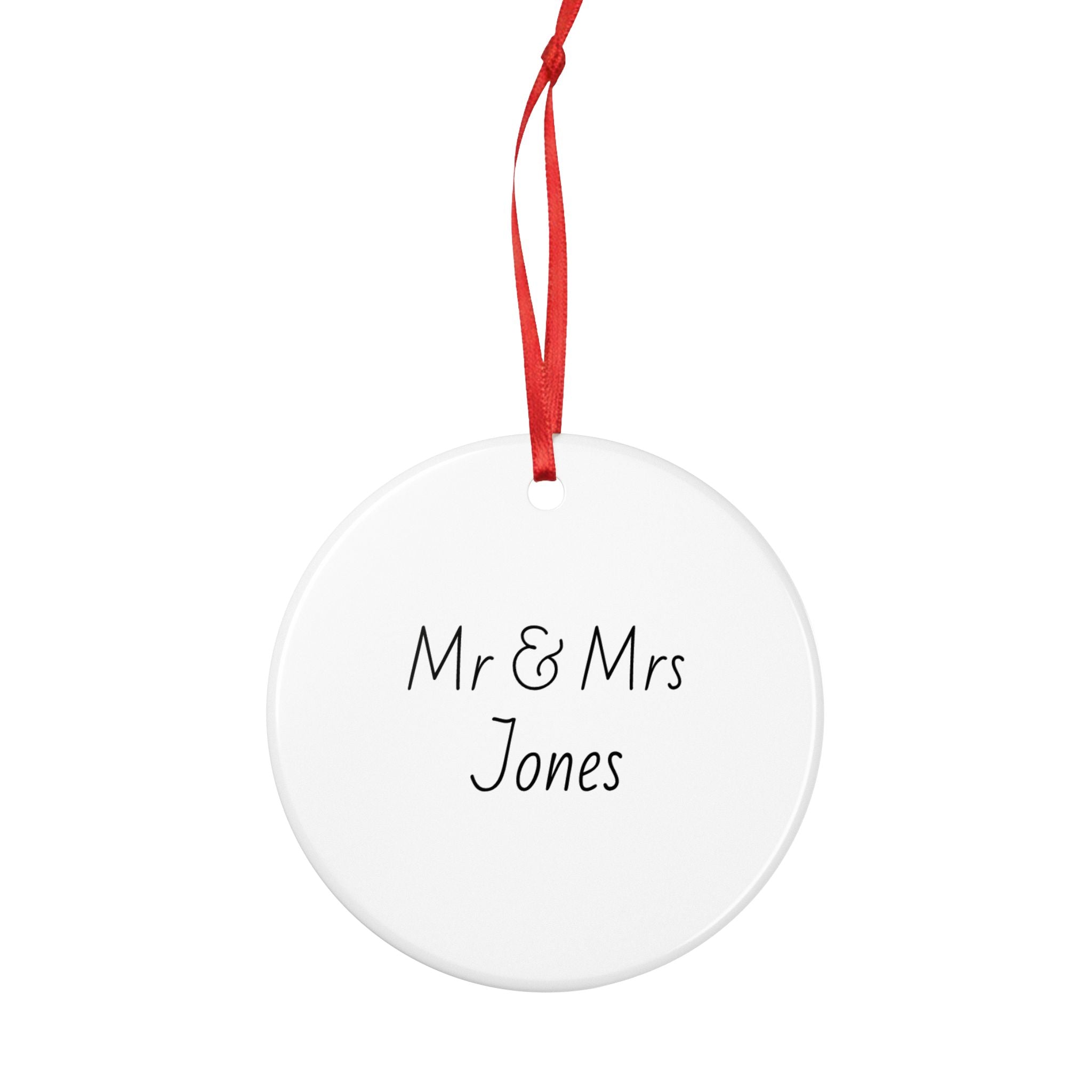 Mr & Mrs Personalised Wedding Gift