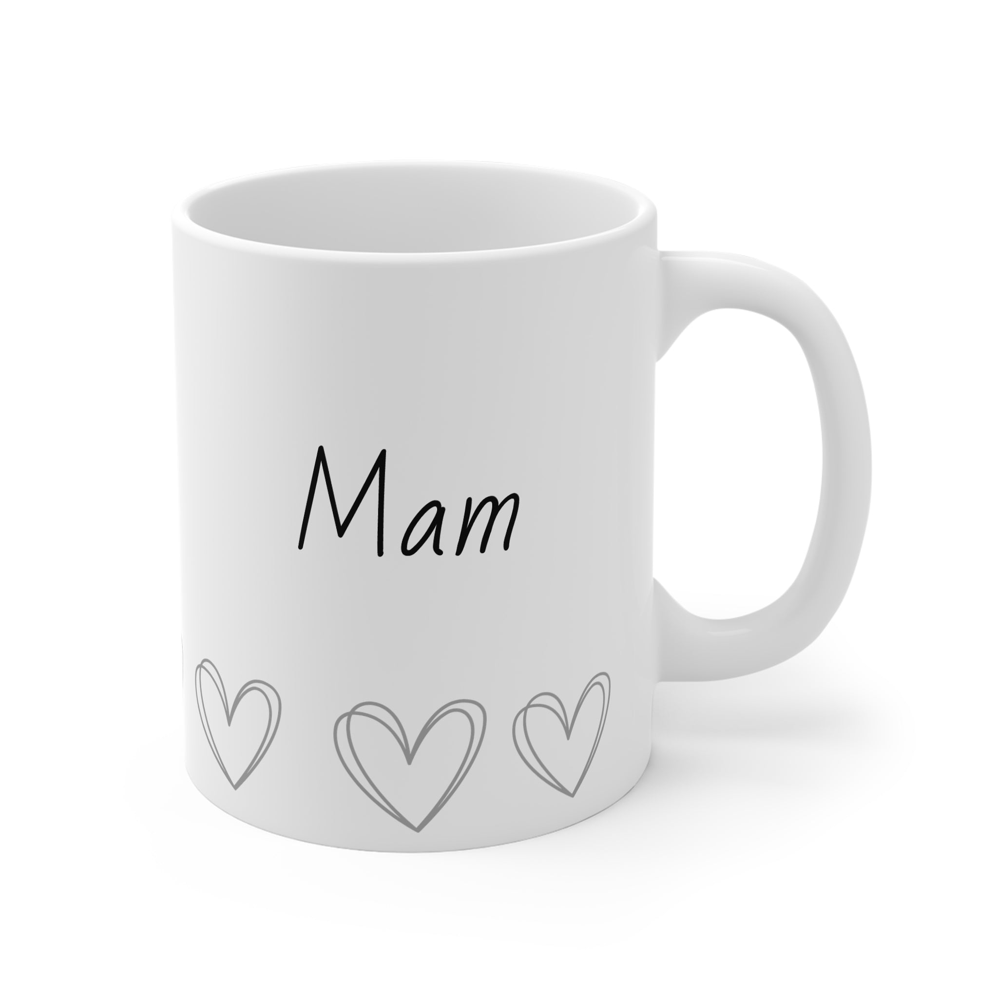Personalised Coffee Mug - Elegant Script Ceramic Tea Cup, Perfect Mother's Day Gift