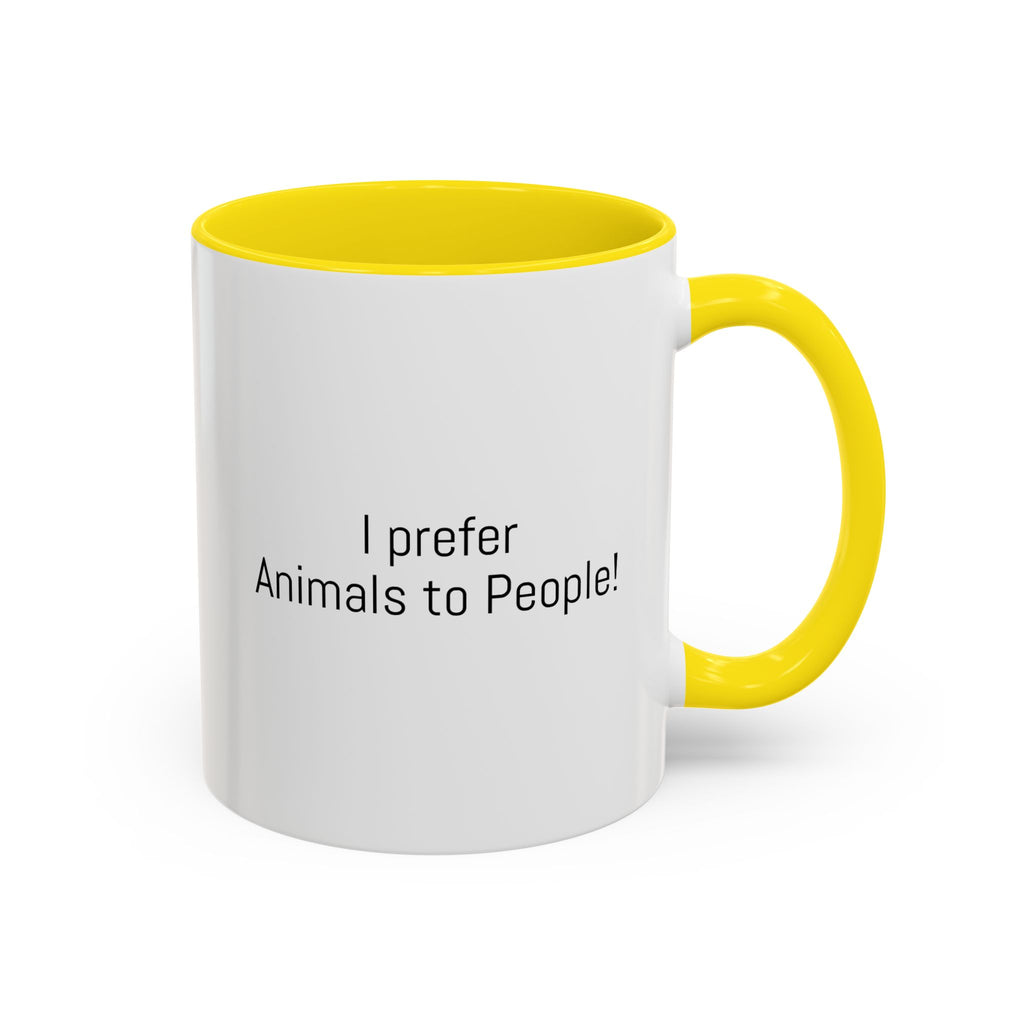 I Prefer Animals to People Mug - Funny Pet Lover