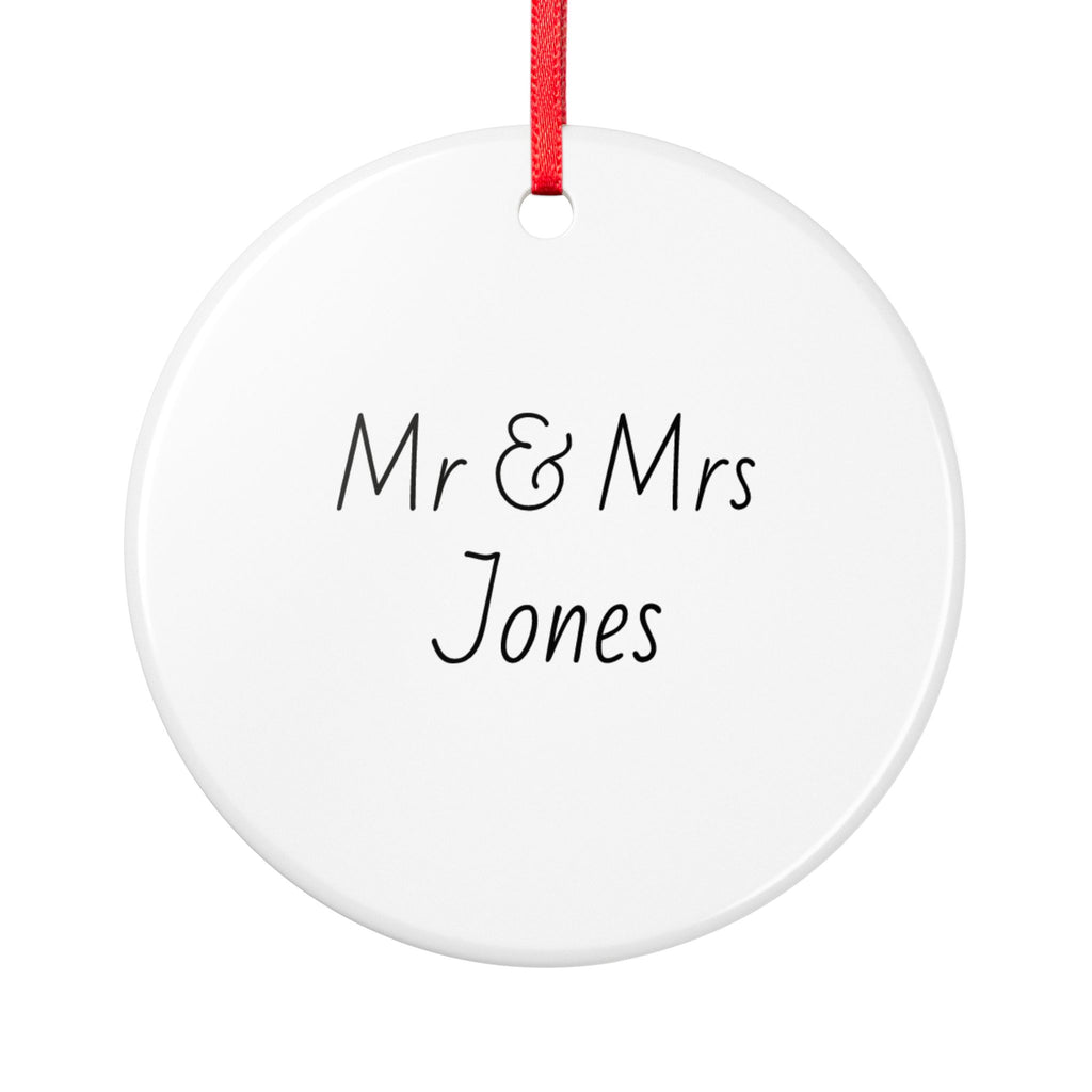 Mr & Mrs Personalised Wedding Gift