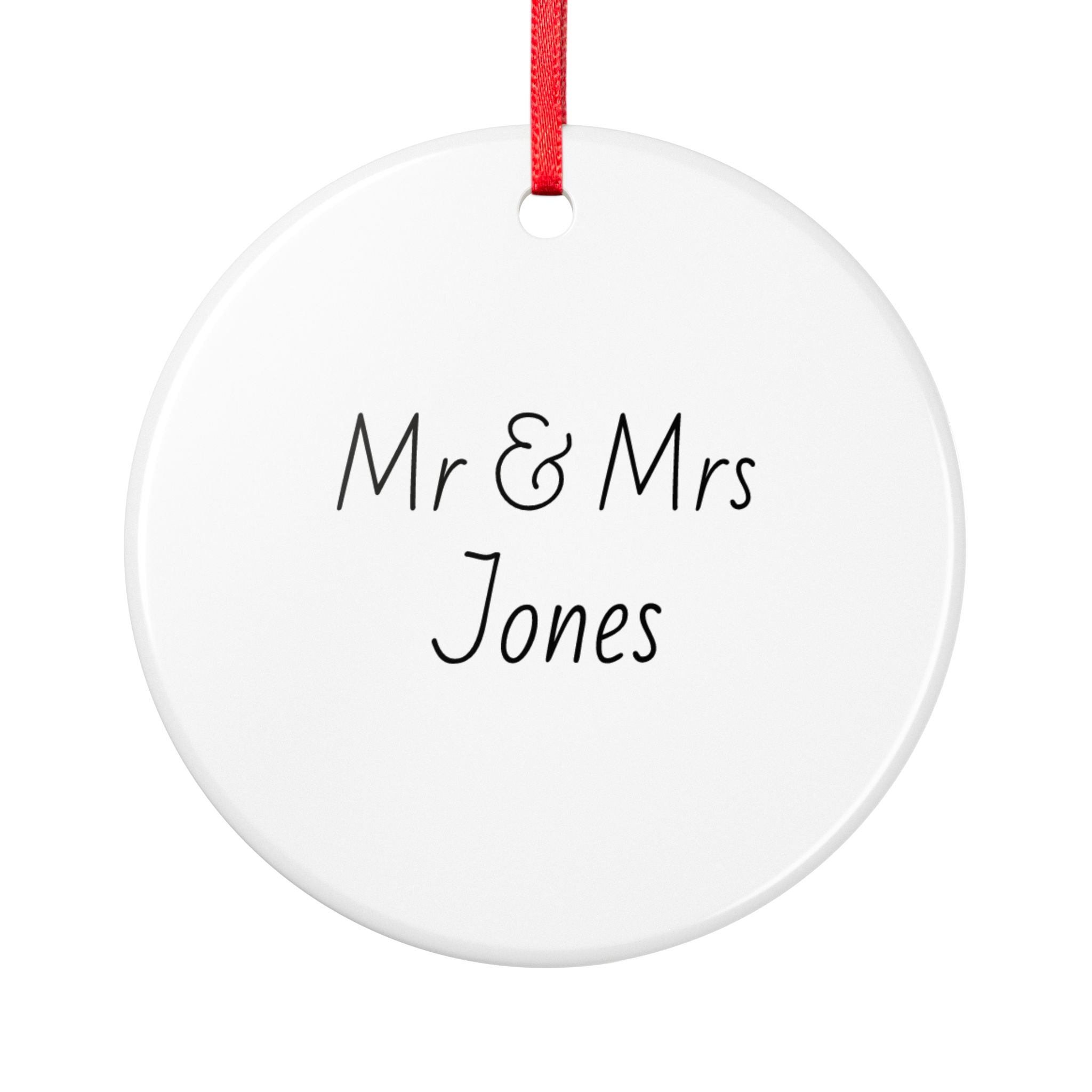 Mr & Mrs Personalised Wedding Gift