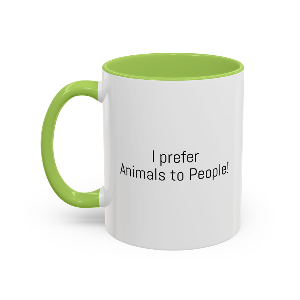 I Prefer Animals to People Mug - Funny Pet Lover