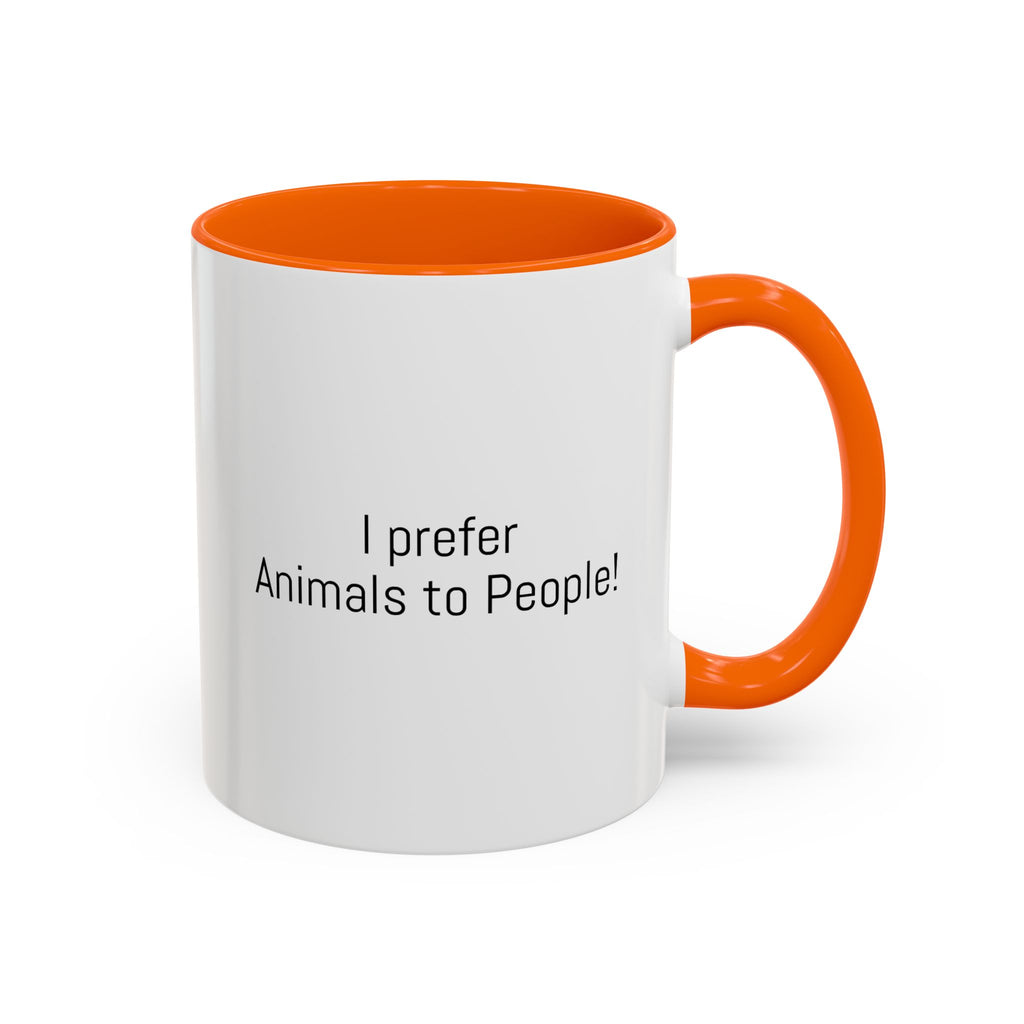 I Prefer Animals to People Mug - Funny Pet Lover