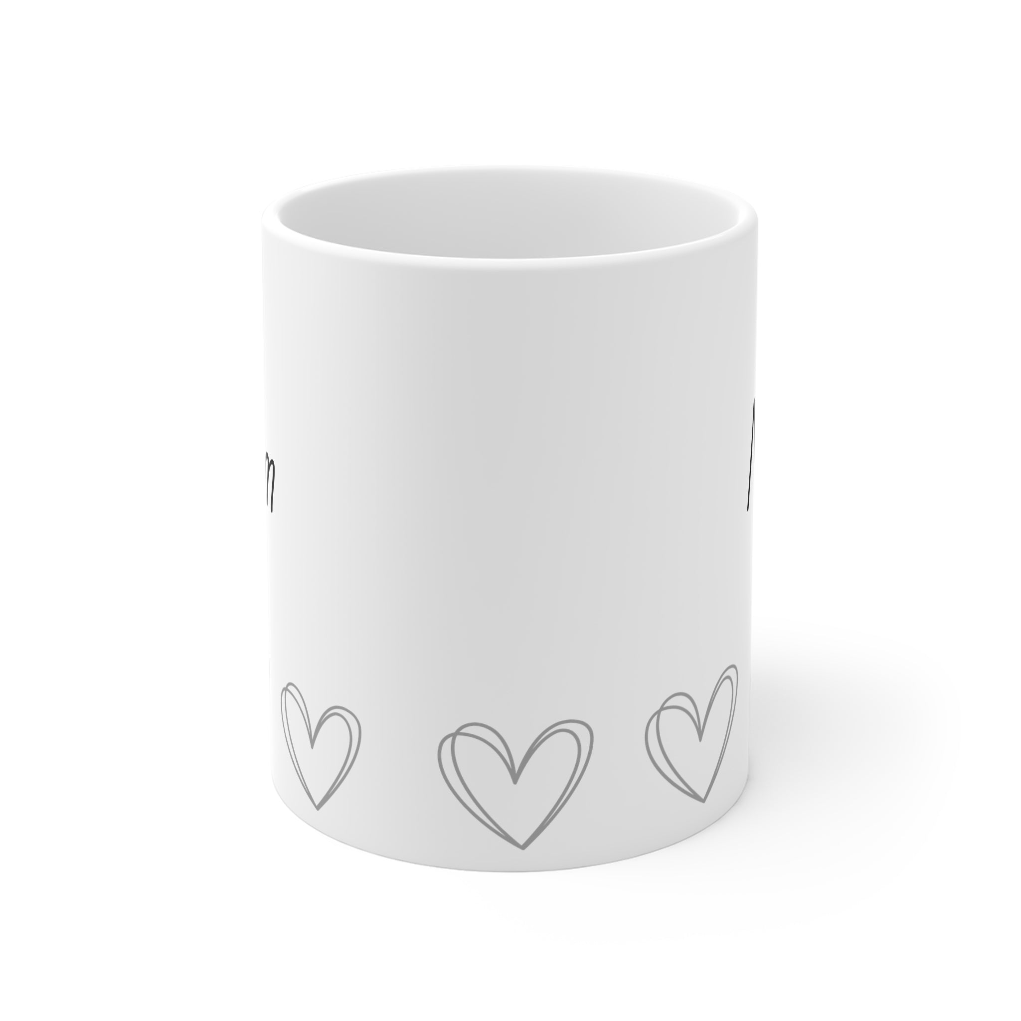 Personalised Coffee Mug - Elegant Script Ceramic Tea Cup, Perfect Mother's Day Gift