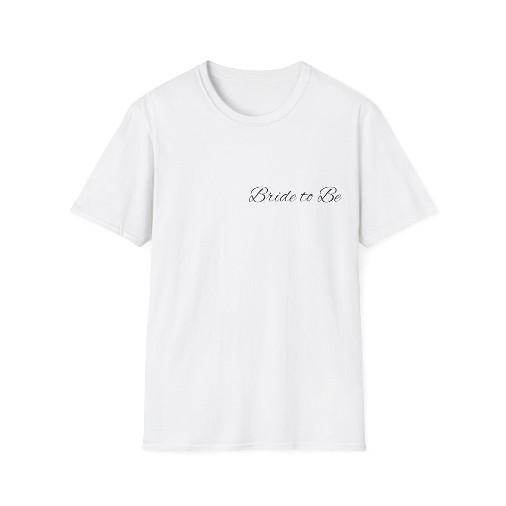 Bride to Be T-Shirt — Elegant Script Bachelorette Tee