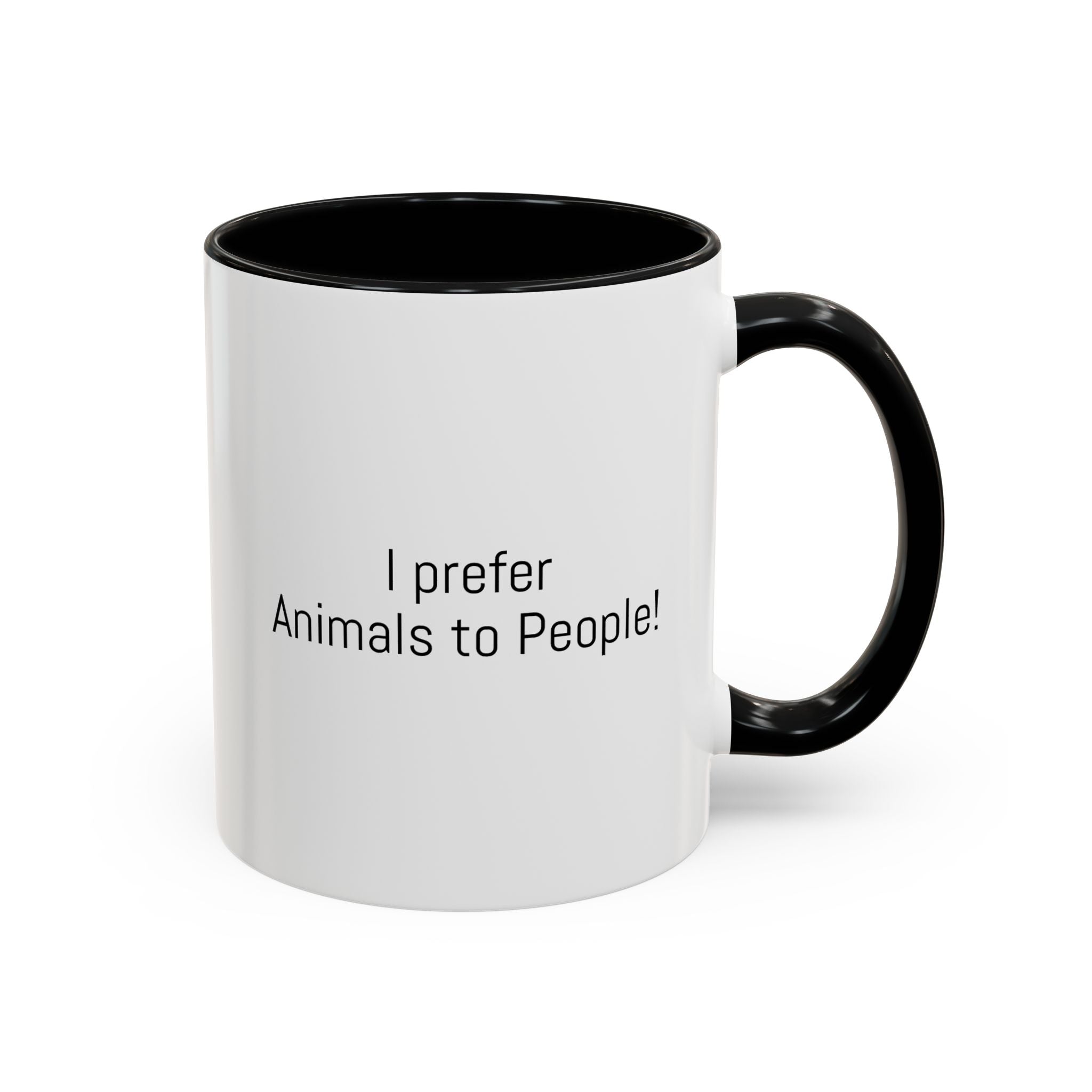 I Prefer Animals to People Mug - Funny Pet Lover
