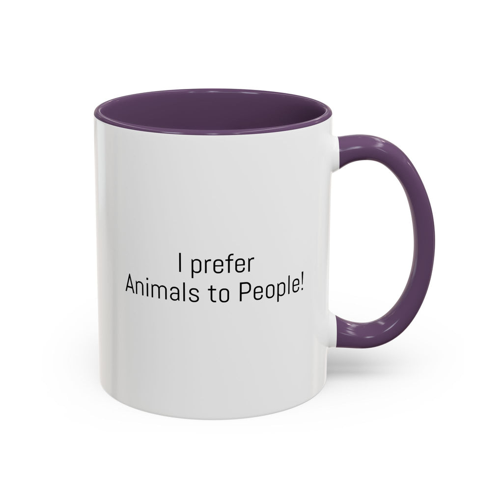 I Prefer Animals to People Mug - Funny Pet Lover