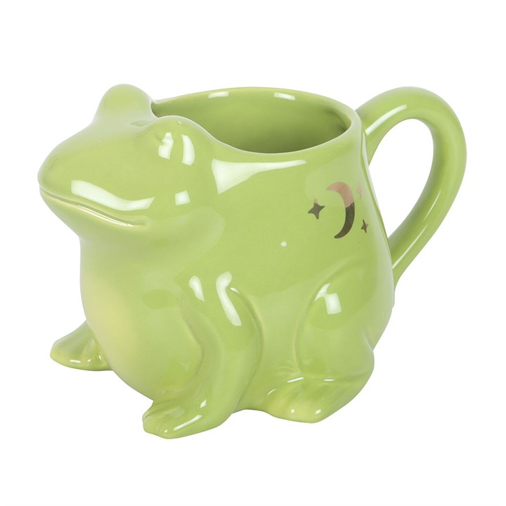 Luna Frog Shaped Mug and Lily Pad Saucer