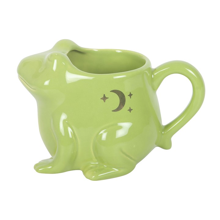 Luna Frog Shaped Mug and Lily Pad Saucer