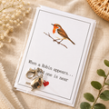 Robin card and charm
