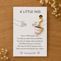 Pocket Hug Charm Keepsake | Enamel Teacup Token, Thinking of You Gift