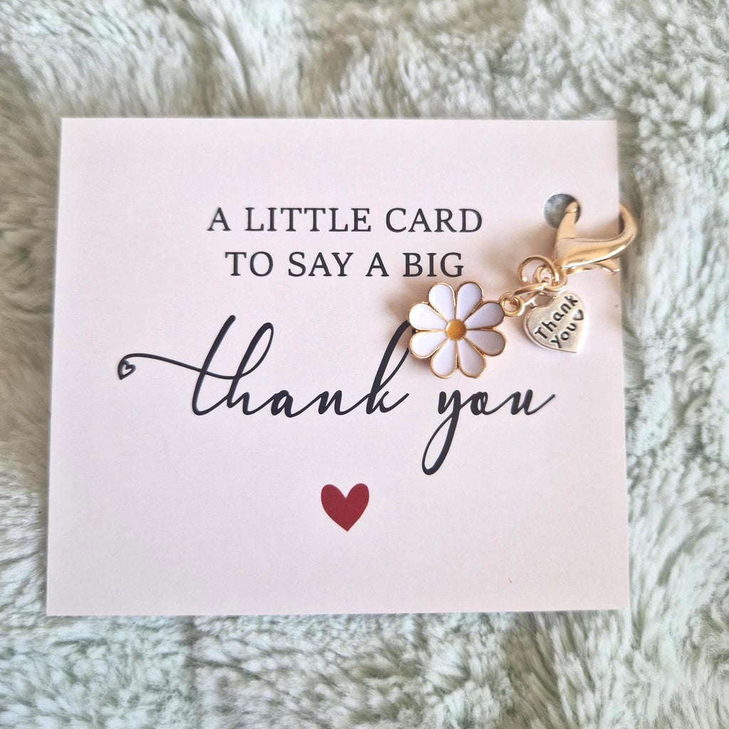 Thank You Gift with Keyring Charm