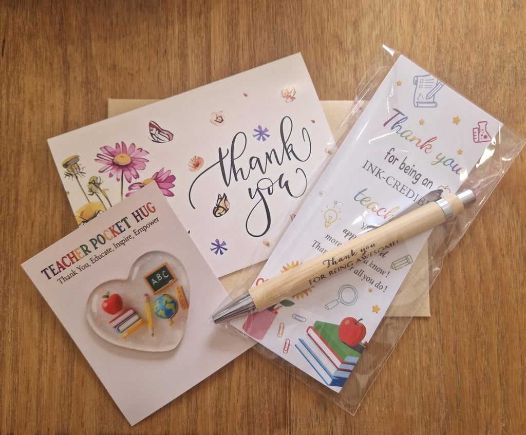 Teacher thank you gift set