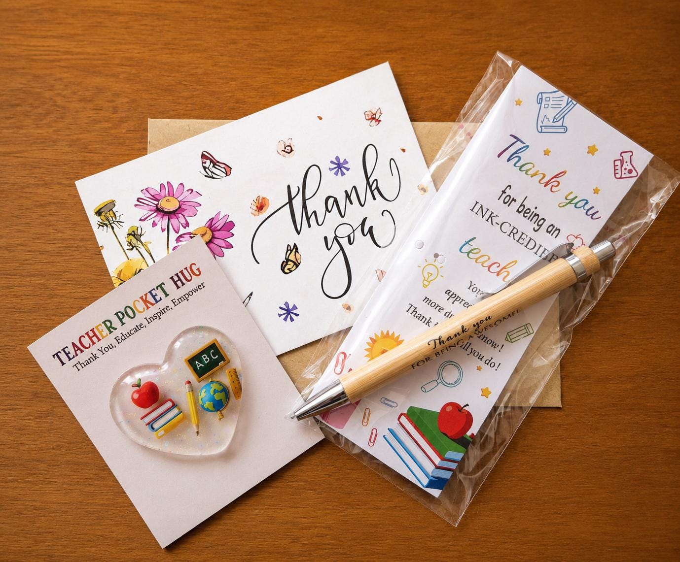 Teacher thank you gift set