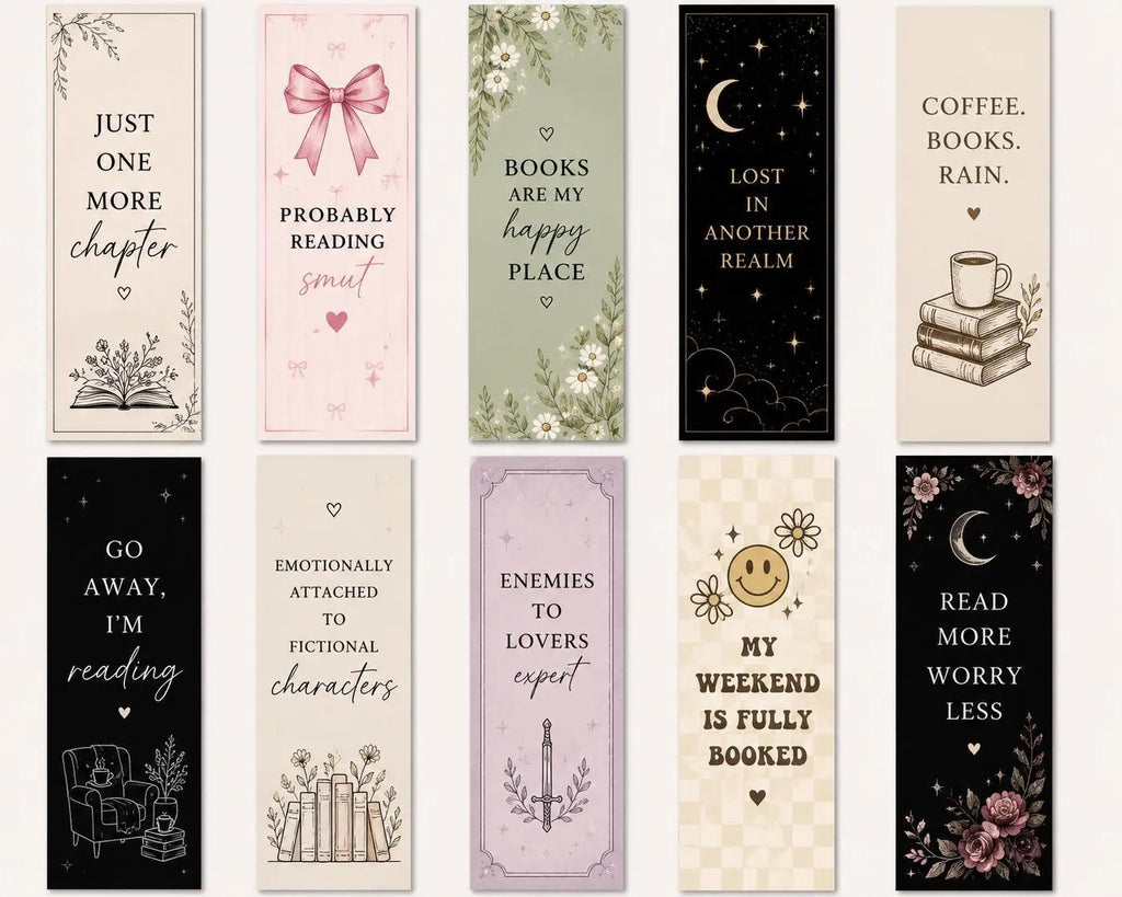 Bookmark Collection - Gift for Book Lovers - Gifts for Readers & Students