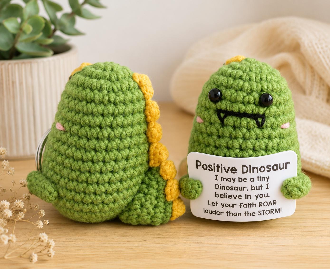 Crochet Pocket Hug | Positive Affirmation Plush Toy, Mental Health Support Gift