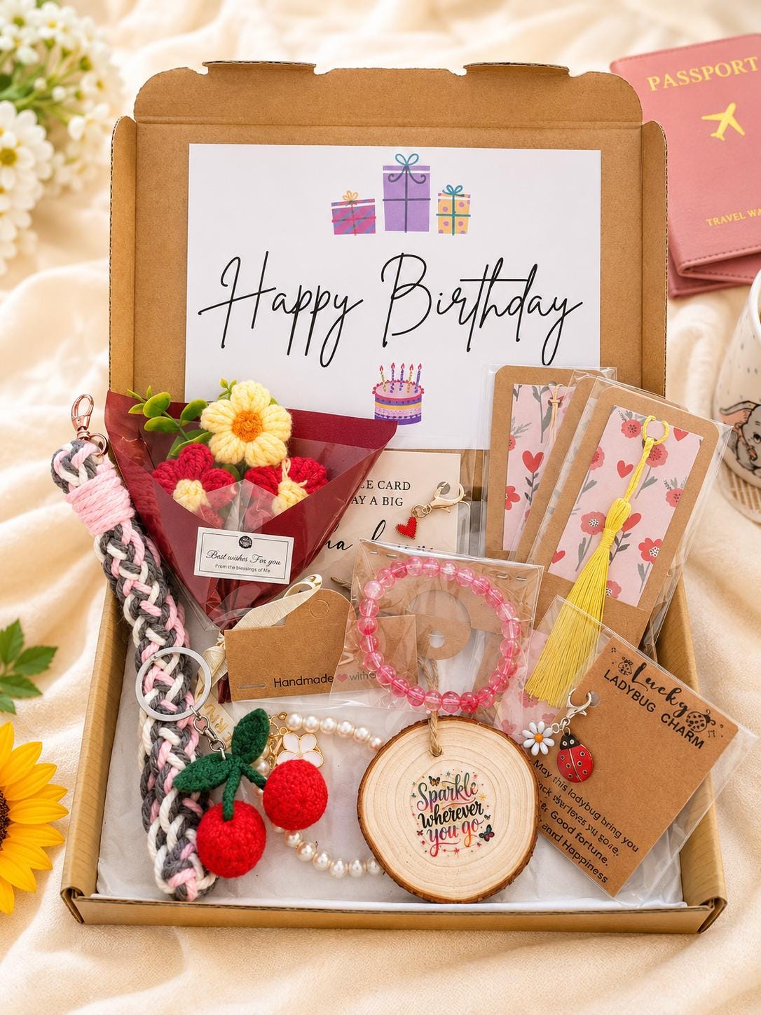 Gift Box for Birthdays - Thank you - Congratulations - Personalised