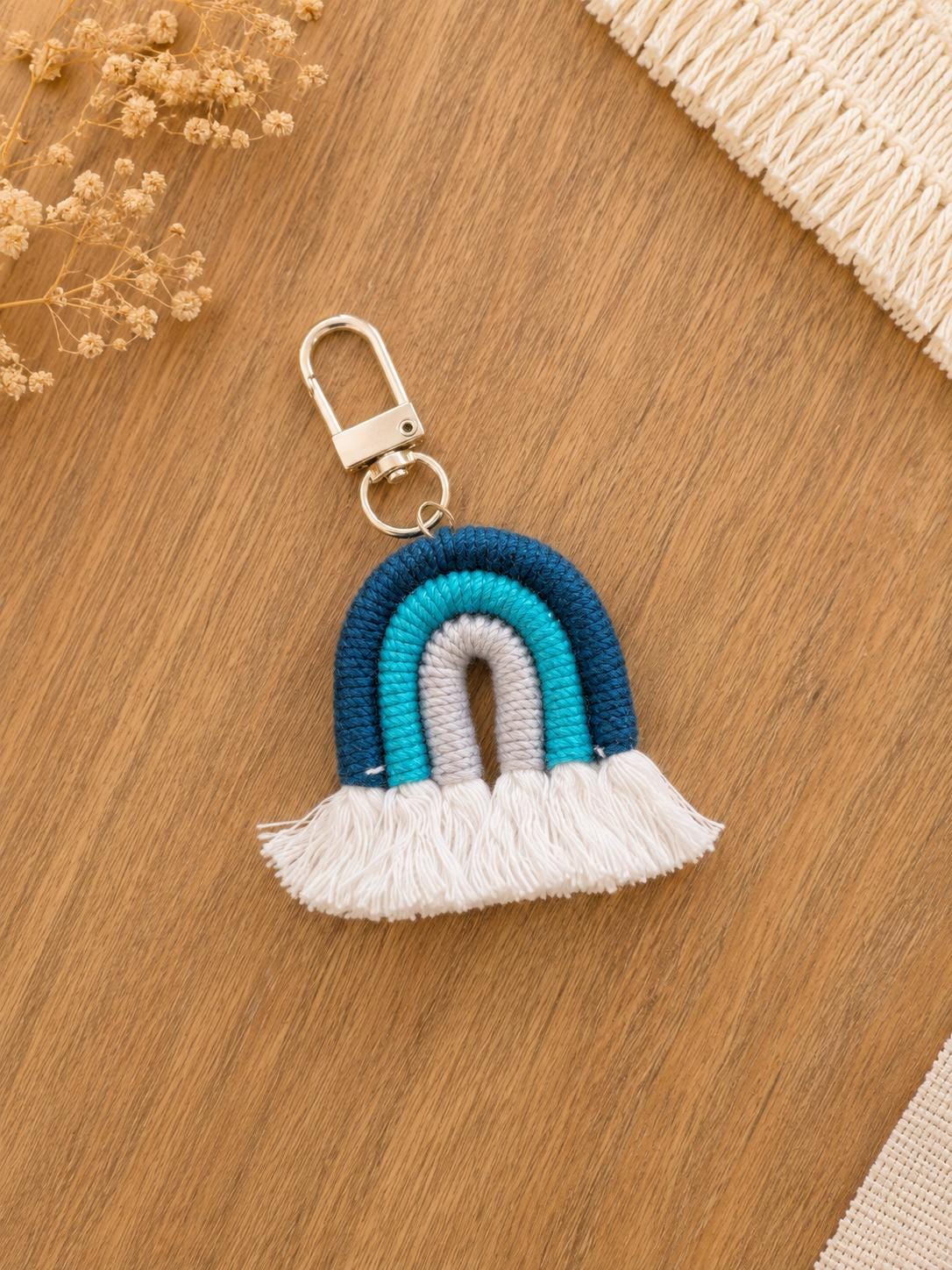Crochet products - personalised crochet gifts - Bag Charms - Keyrings.