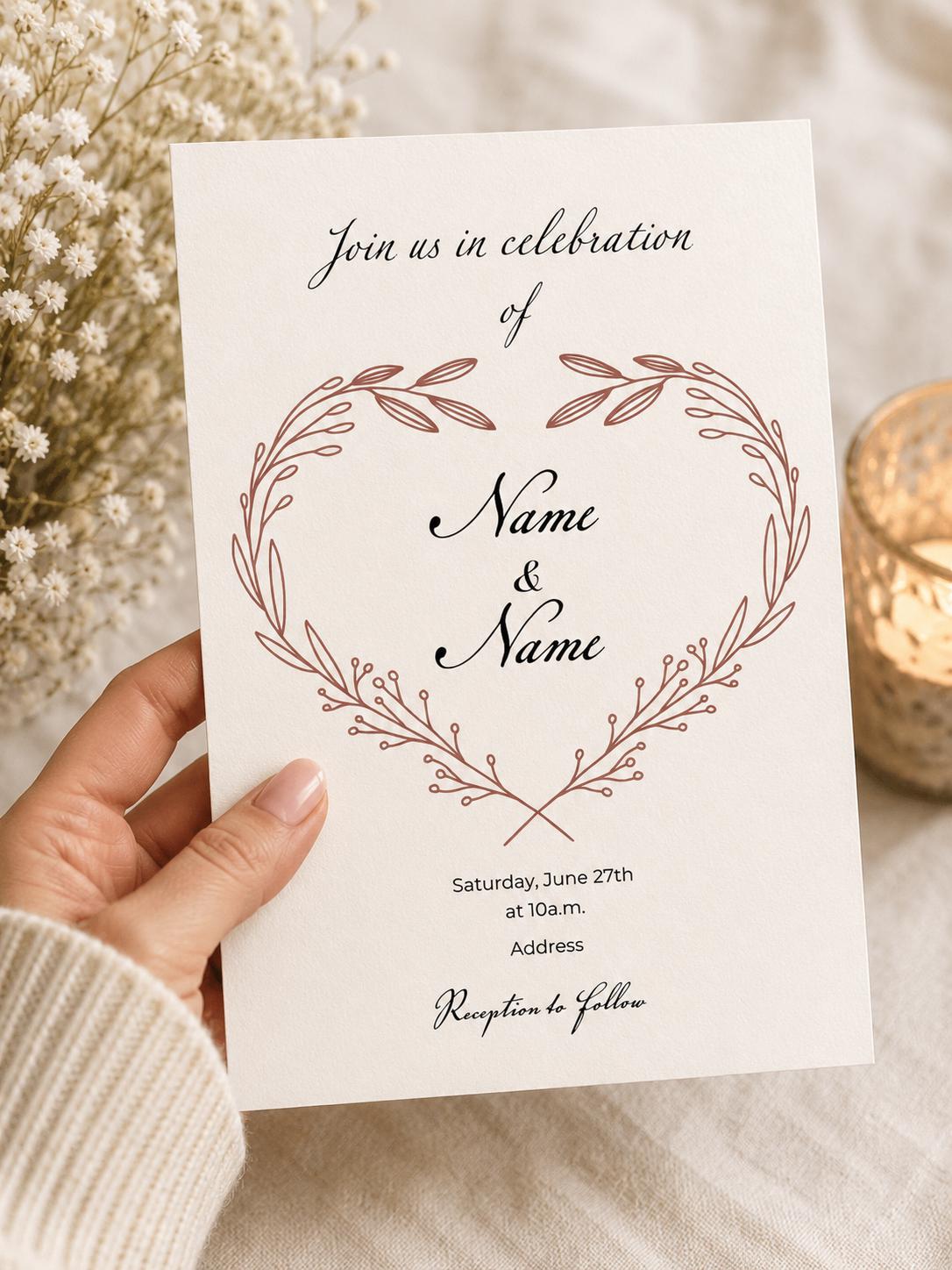 Personalised Engagement and Save the date Invitations