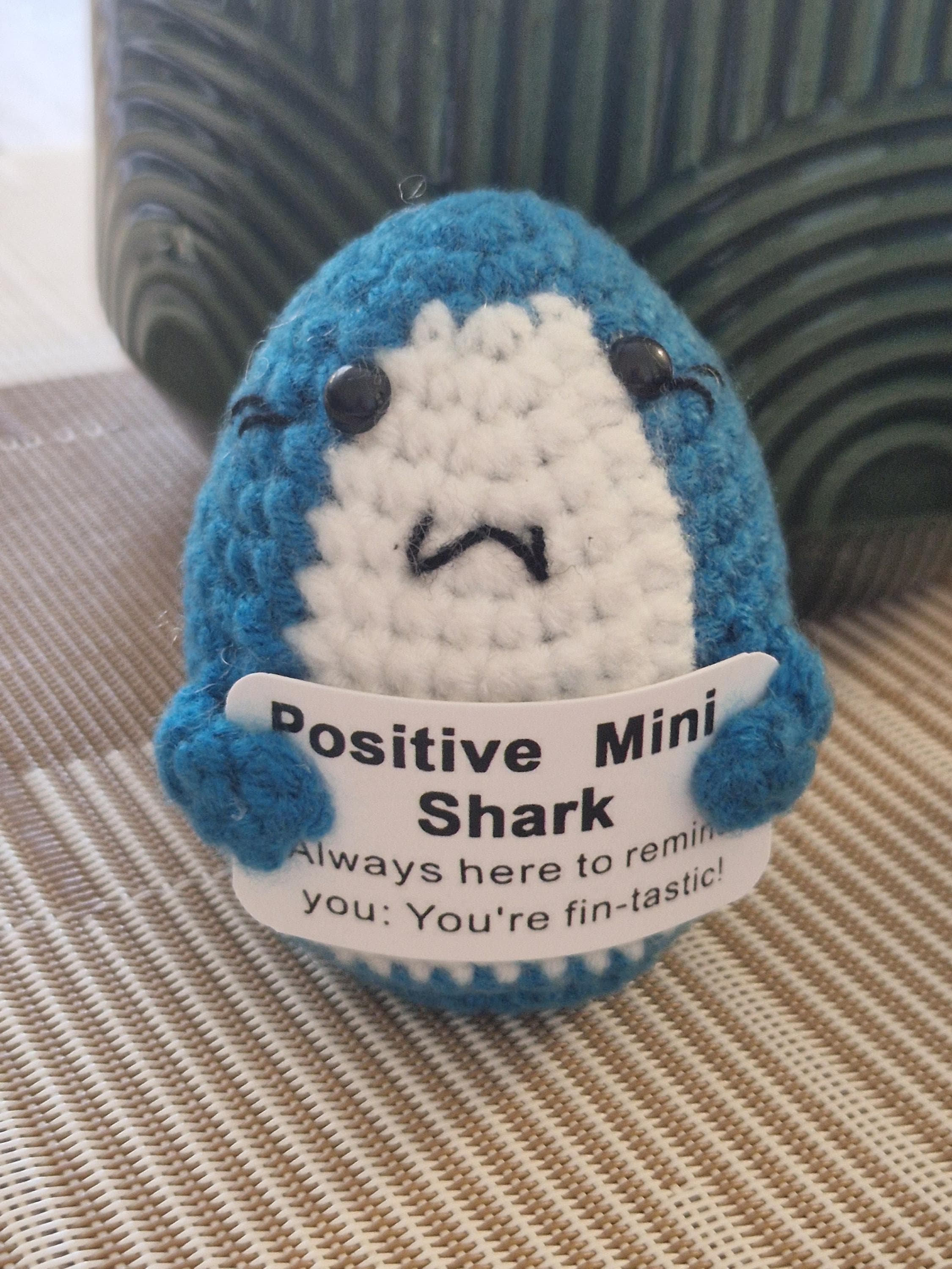 Crochet Pocket Hug | Positive Affirmation Plush Toy, Mental Health Support Gift