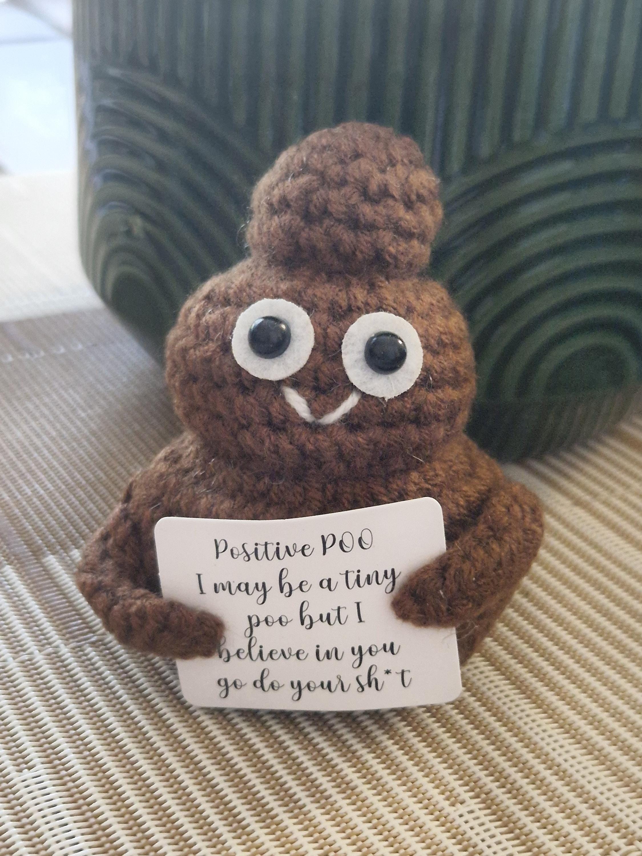 Crochet Pocket Hug | Positive Affirmation Plush Toy, Mental Health Support Gift