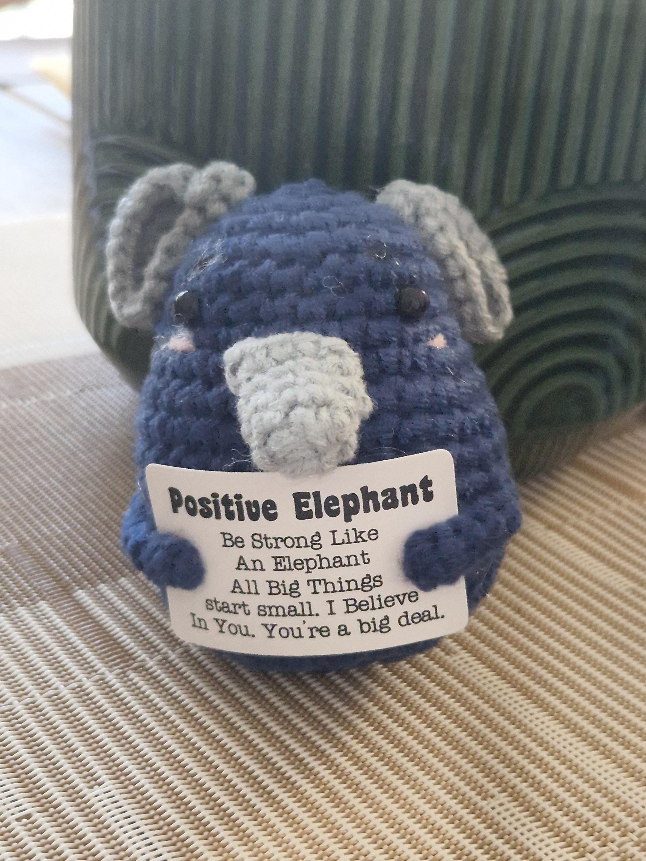 Crochet Pocket Hug | Positive Affirmation Plush Toy, Mental Health Support Gift
