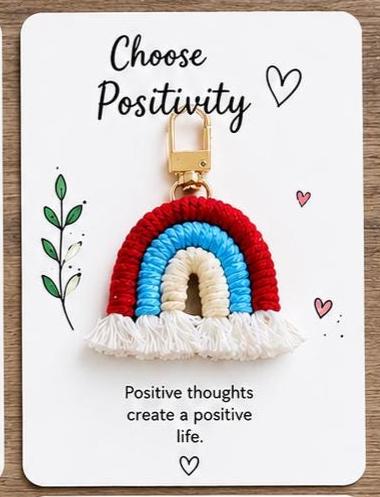 Crochet Pocket Hug | Positive Affirmation Plush Toy-keyring-bag charm, Meaningful Keepsake
