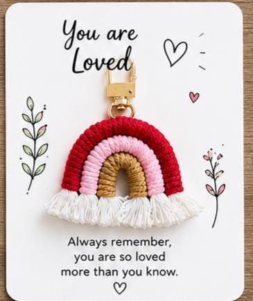 Crochet Pocket Hug | Positive Affirmation Plush Toy-keyring-bag charm, Meaningful Keepsake