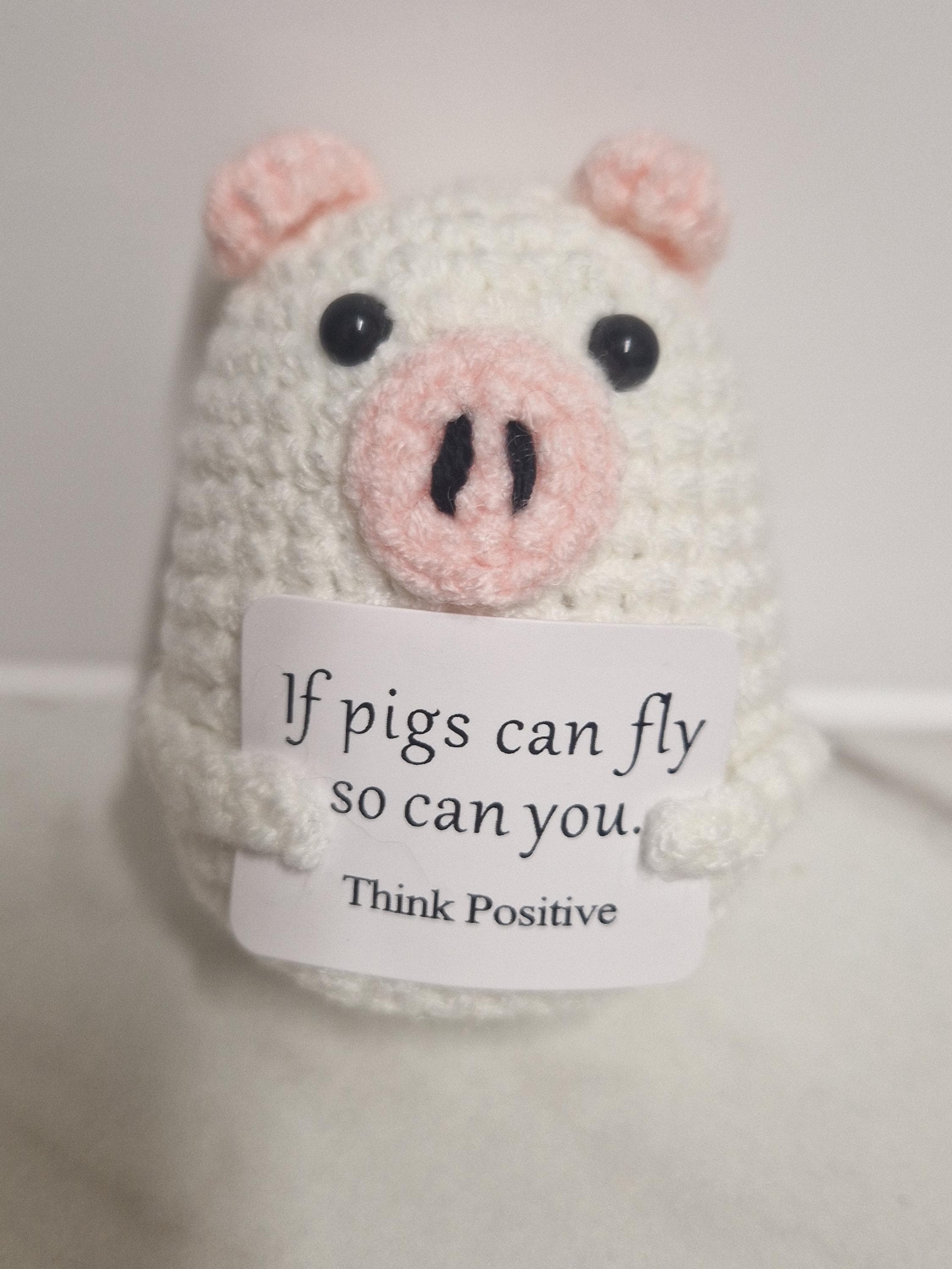 Crochet Pocket Hug | Positive Affirmation Plush Toy-keyring-bag charm, Meaningful Keepsake