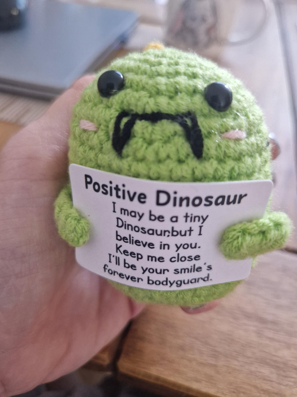 Crochet Pocket Hug | Positive Affirmation Plush Toy-keyring-bag charm, Meaningful Keepsake